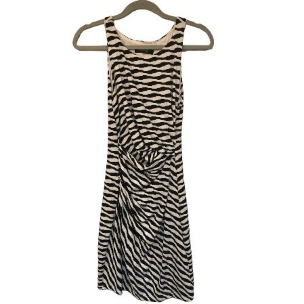 41 Hawthorne Ernesto blue white stripe tank dress size s
